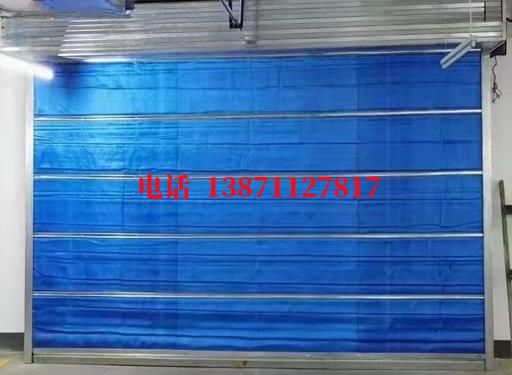 昌江PVC快卷气雾式防火卷帘门