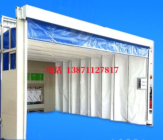 昌江PVC快卷电动移动伸缩房